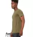 Bella + Canvas 3414 Fast Fashion Unisex Triblend R in Olive triblend side view