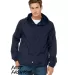 Bella + Canvas 3955 Fast Fashion Hooded Coach's Ja NAVY front view