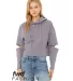 Bella + Canvas 7504 Fast Fashion Women's Cut Out F in Storm front view