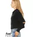 Bella + Canvas 7504 Fast Fashion Women's Cut Out F in Black side view