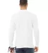 Bella + Canvas 3520 Fast Fashion Unisex Mock Neck  in White back view