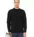 Bella + Canvas 3520 Fast Fashion Unisex Mock Neck  in Black front view