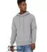 Bella + Canvas 3749 Fast Fashion Unisex Crossover  ATHLETIC HEATHER front view