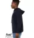 Bella + Canvas 3749 Fast Fashion Unisex Crossover  NAVY side view
