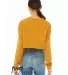 Bella + Canvas 6501 Fast Fashion Women's Cropped L in Mustard back view