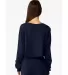 Bella + Canvas 6501 Fast Fashion Women's Cropped L in Navy back view