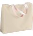 Augusta Sportswear 750 Gusset Tote Natural front view