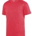 Augusta Sportswear 2801 Youth Kinergy Training T-S in Red heather front view