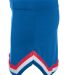 Augusta Sportswear 9146 Girls' Pike Skirt in Royal/ red/ white side view