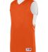 Augusta Sportswear 1166 Alley-Oop Reversible Jerse in Orange/ white front view