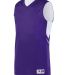 Augusta Sportswear 1166 Alley-Oop Reversible Jerse in Purple/ white front view