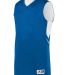 Augusta Sportswear 1167 Youth Alley-Oop Reversible in Royal/ white front view