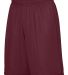 Augusta Sportswear 1407 Youth Reversible Wicking S in Light maroon/ white front view