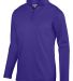 Augusta Sportswear 5508 Youth Wicking Fleece Pullo in Purple front view