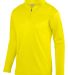 Augusta Sportswear 5508 Youth Wicking Fleece Pullo in Power yellow front view