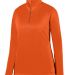 Augusta Sportswear 5509 Women's Wicking Fleece Qua in Orange front view