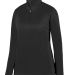 Augusta Sportswear 5509 Women's Wicking Fleece Qua in Black front view