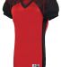 Augusta Sportswear 9575 Zone Play Jersey in Red/ black/ red print front view