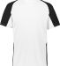 Augusta Sportswear 1517 Cutter Jersey in White/ black front view