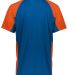 Augusta Sportswear 1517 Cutter Jersey in Royal/ orange back view