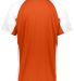 Augusta Sportswear 1517 Cutter Jersey in Orange/ white back view