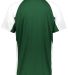 Augusta Sportswear 1517 Cutter Jersey in Dark green/ white back view