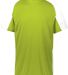 Augusta Sportswear 1517 Cutter Jersey in Lime/ white front view