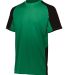 Augusta Sportswear 1517 Cutter Jersey in Kelly/ black side view