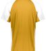 Augusta Sportswear 1518 Youth Cutter Jersey in Athletic gold/ white back view