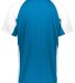 Augusta Sportswear 1518 Youth Cutter Jersey in Power blue/ white back view