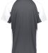 Augusta Sportswear 1518 Youth Cutter Jersey in Graphite/ white back view