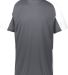 Augusta Sportswear 1518 Youth Cutter Jersey in Graphite/ white front view