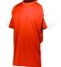 Augusta Sportswear 1518 Youth Cutter Jersey in Orange/ white side view
