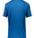 Augusta Sportswear 1558 Youth Power Plus Jersey 2. in Royal/ white/ silver grey back view