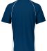 Augusta Sportswear 1561 Youth Limit Jersey in Navy/ white back view
