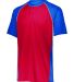 Augusta Sportswear 1561 Youth Limit Jersey in Royal/ red/ white side view