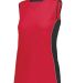 Augusta Sportswear 1676 Women's Paragon Jersey in Red/ black/ white front view