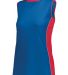 Augusta Sportswear 1677 Girls Paragon Jersey in Royal/ red/ white front view