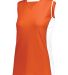 Augusta Sportswear 1677 Girls Paragon Jersey in Orange/ white/ silver grey front view