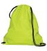 Augusta Sportswear 1905 Cinch Bag in Lime front view