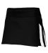 Augusta Sportswear 2440 Women's Full Force Skort in Black/ white front view