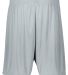 Augusta Sportswear 2781 Youth Attain Shorts in Silver back view
