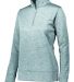 Augusta Sportswear 2911 Women's Stoked Pullover in Silver front view