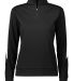 Augusta Sportswear 4388 Women's Medalist 2.0 Pullo in Black/ white front view