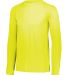Augusta Sportswear 2795 Adult Attain Wicking Long- in Safety yellow side view