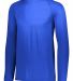 Augusta Sportswear 2796 Youth Attain Wicking Long  in Royal front view