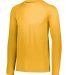 Augusta Sportswear 2796 Youth Attain Wicking Long  in Gold side view