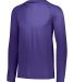 Augusta Sportswear 2796 Youth Attain Wicking Long  in Purple side view