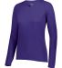 Augusta Sportswear 2797 Women's Attain Wicking Lon in Purple side view