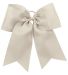 Augusta Sportswear 6701 Cheer Hair Bow in Silver grey front view